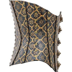 Medieval Quatrefoil Leather Corset