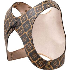 Medieval Quatrefoil Leather Jacket