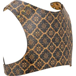 Medieval Quatrefoil Leather Jacket