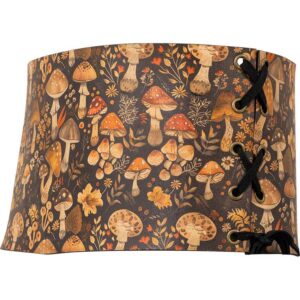 Wild Mushroom Snap Front Waist Cincher