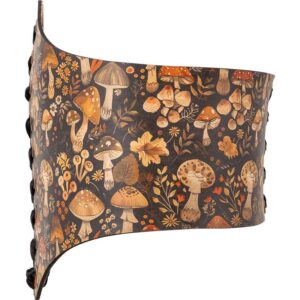 Wild Mushroom Leather Waist Cincher