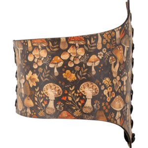 Wild Mushroom Leather Waist Cincher