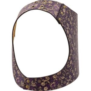 Purple Flourish Leather Jacket