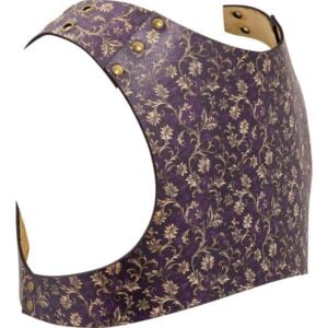 Purple Flourish Leather Jacket