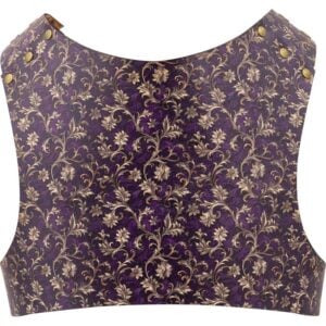 Purple Flourish Leather Jacket