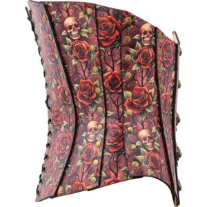 Gothic Rose Leather Corset