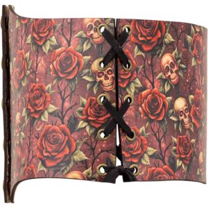 Gothic Rose Snap Front Waist Cincher