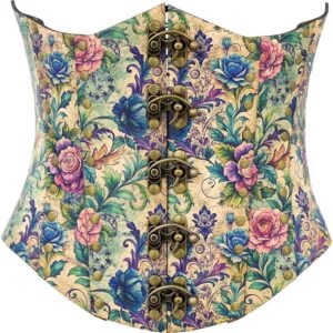 Fairy Garden Leather Corset
