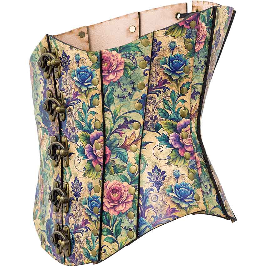Fairy Garden Leather Corset