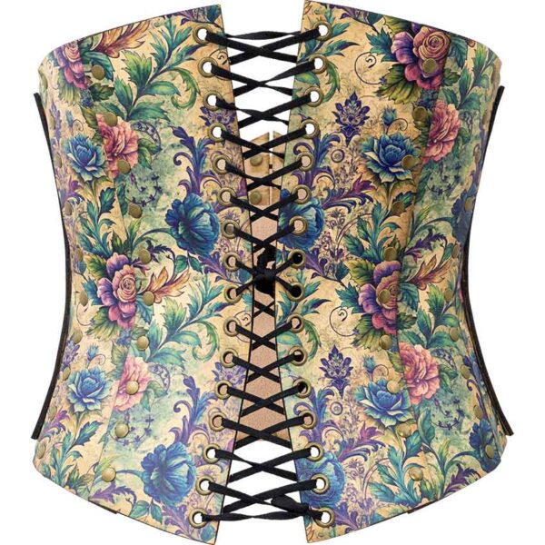 Fairy Garden Leather Corset