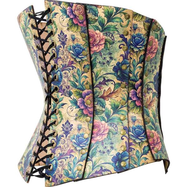 Fairy Garden Leather Corset