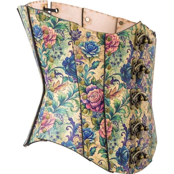 Fairy Garden Leather Corset