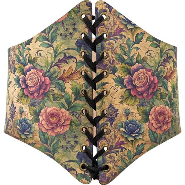 Fairy Garden Leather Waist Cincher