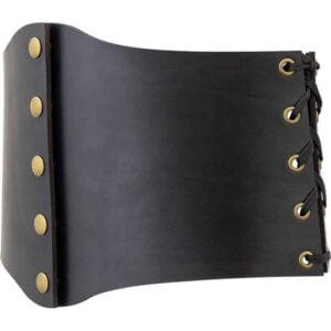 Leather Snap Front Waist Cincher
