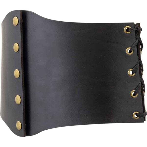 Leather Snap Front Waist Cincher