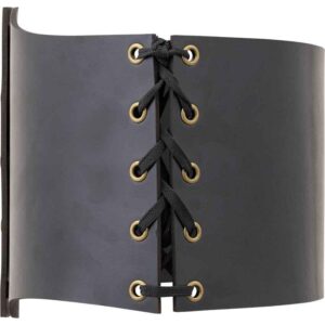Leather Snap Front Waist Cincher