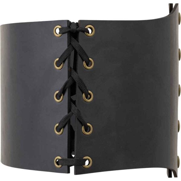 Leather Snap Front Waist Cincher