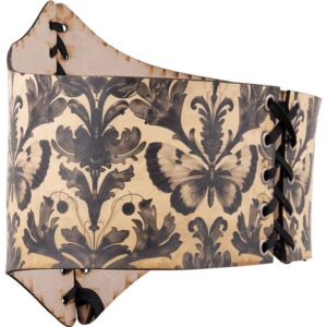 Gothic Entomology Leather Waist Cincher
