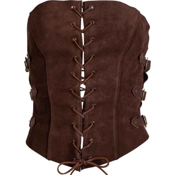 Evelina Suede Corset