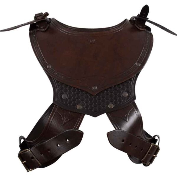 Deluxe Alistair Leather Gorget