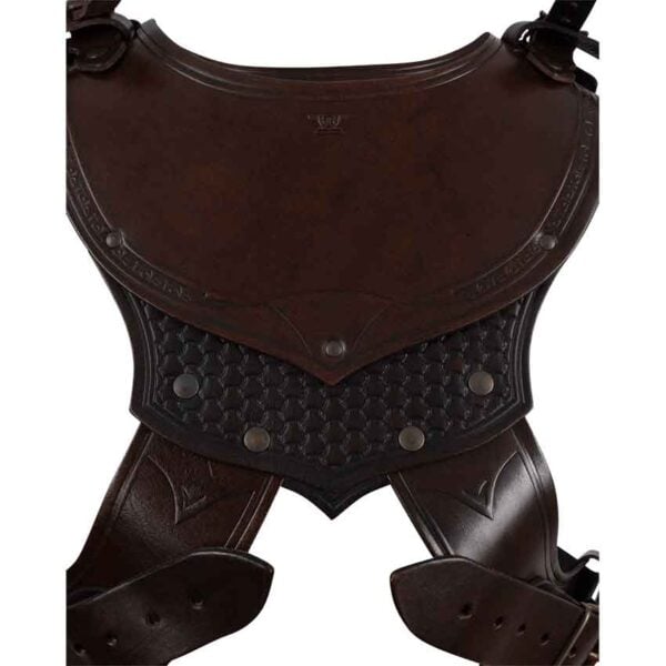 Deluxe Alistair Leather Gorget