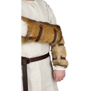 Arthur Padded Fur Bracers