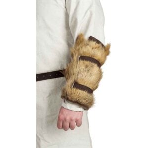 Arthur Padded Fur Bracers