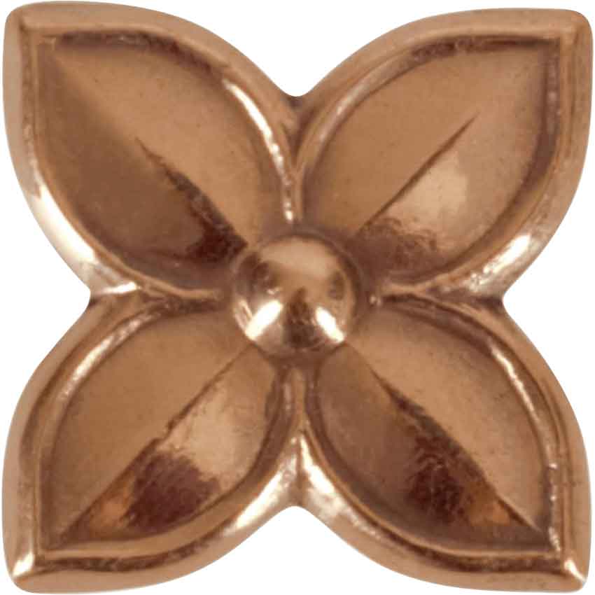Bronze Medieval Flower Belt Decoration