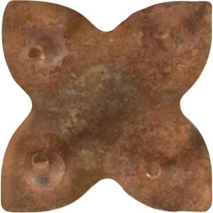 Bronze Medieval Flower Belt Decoration