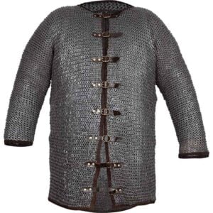 Berengar Riveted Oiled Chainmail Jacket