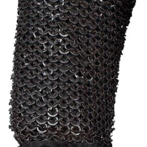 Berengar Riveted Blackened Chainmail Jacket