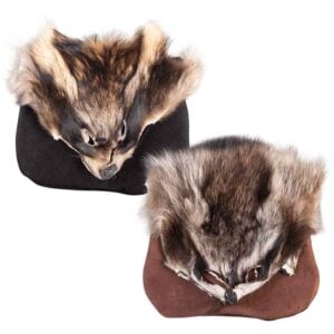 Canis Raccoon Fur Belt Bag