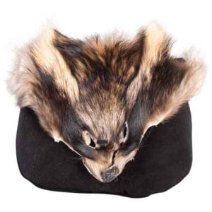 Canis Raccoon Fur Belt Bag