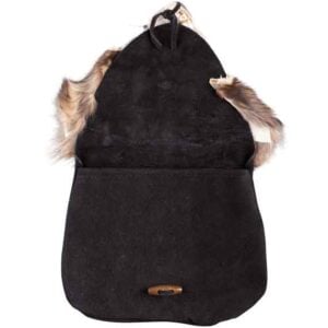 Canis Raccoon Fur Belt Bag