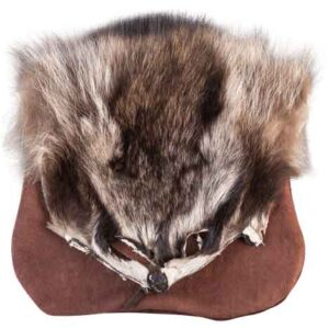 Canis Raccoon Fur Belt Bag