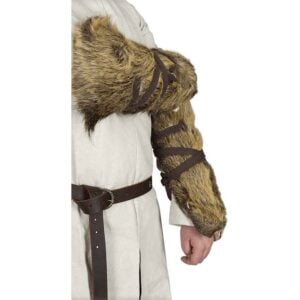 Farald Padded Fur Bracers