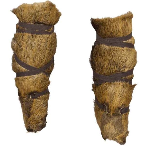 Farald Padded Fur Greaves