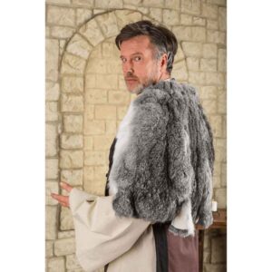 Chinchilla Rabbit Fur Stole