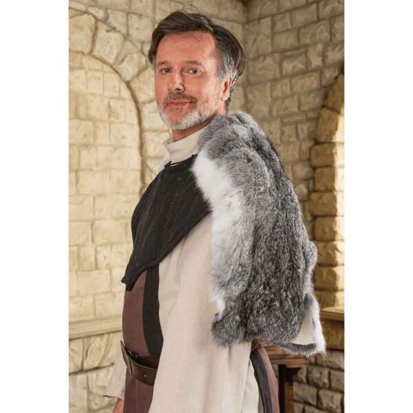 Chinchilla Rabbit Fur Stole