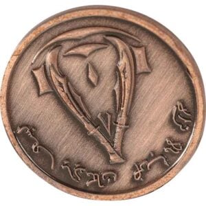 Set of 10 Copper Orient Coins