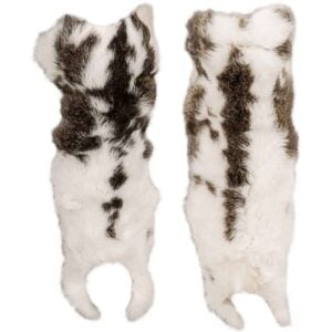 Rabbit Fur Leg Wraps