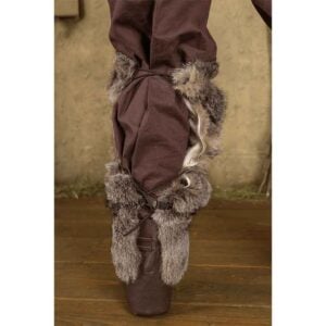Rabbit Fur Leg Wraps
