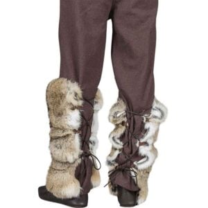 Rabbit Fur Leg Wraps