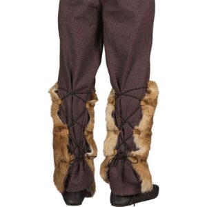 Rabbit Fur Leg Wraps