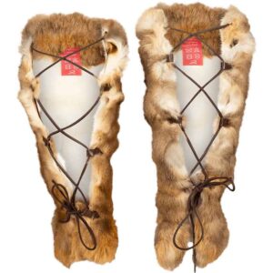 Rabbit Fur Leg Wraps