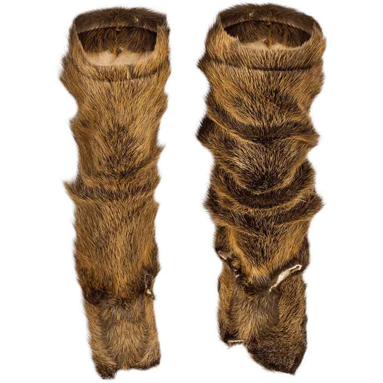 Nutria Fur Leg Wraps