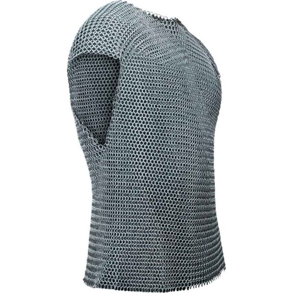 Richard Sleeveless Steel Chainmail Shirt