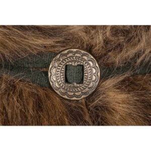 Aaron Canvas Cloak with Fur Trim