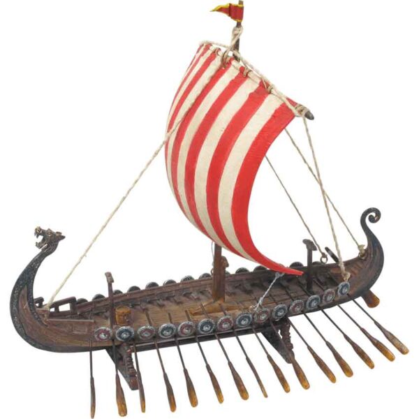 Dragon-Headed Viking Longship Replica