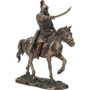 Bronze Genghis Khan Warlord Statue